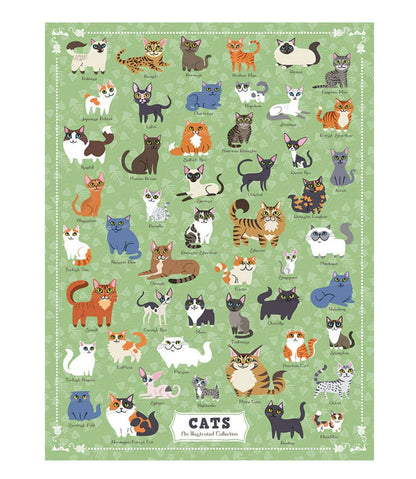 Illustrated Cats Puzzle, 500 Pieces | L.L.Bean online