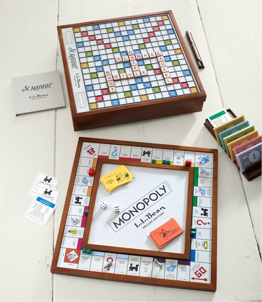 L.L.Bean Deluxe Scrabble/Monopoly | L.L.Bean on sale