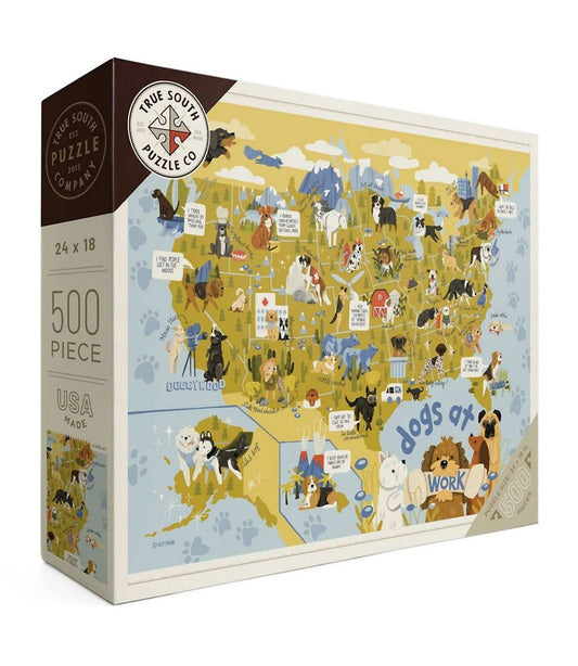 Dogs at Work Puzzle, 500 Pieces | L.L.Bean on sale