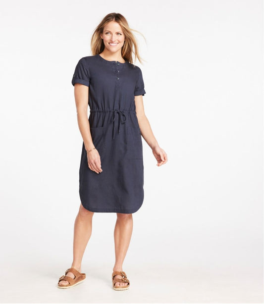 Women's Signature Tencel Linen Blend Woven Dress | L.L.Bean outlet