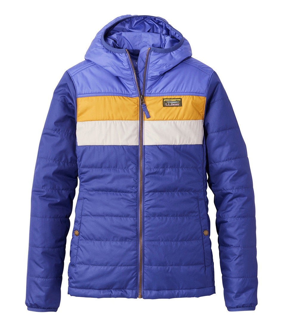 Women's Mountain Classic Puffer Hooded Jacket, Colorblock | L.L.Bean near me - US 9076