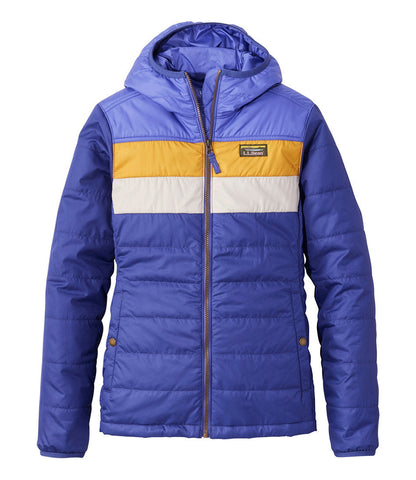 Women's Mountain Classic Puffer Hooded Jacket, Colorblock | L.L.Bean near me - US 9076