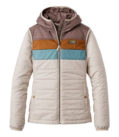Women's Mountain Classic Puffer Hooded Jacket, Colorblock | L.L.Bean near me - US 9076
