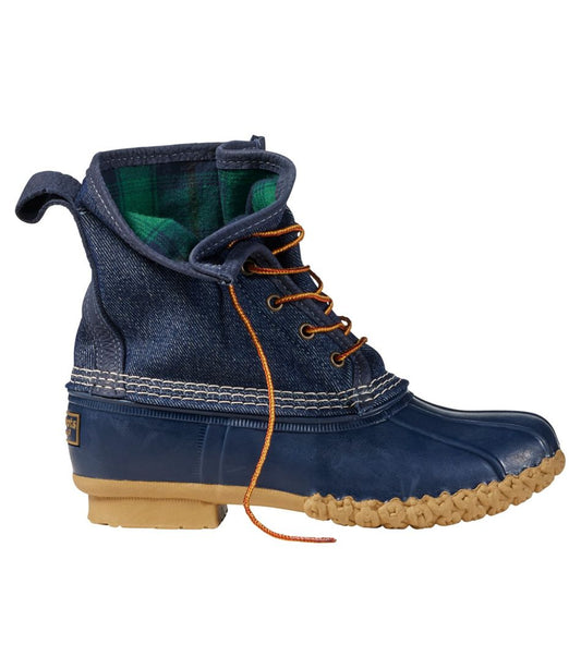 Women's Bean Boots, 8" Denim Insulated Flannel-Lined | L.L.Bean for sale