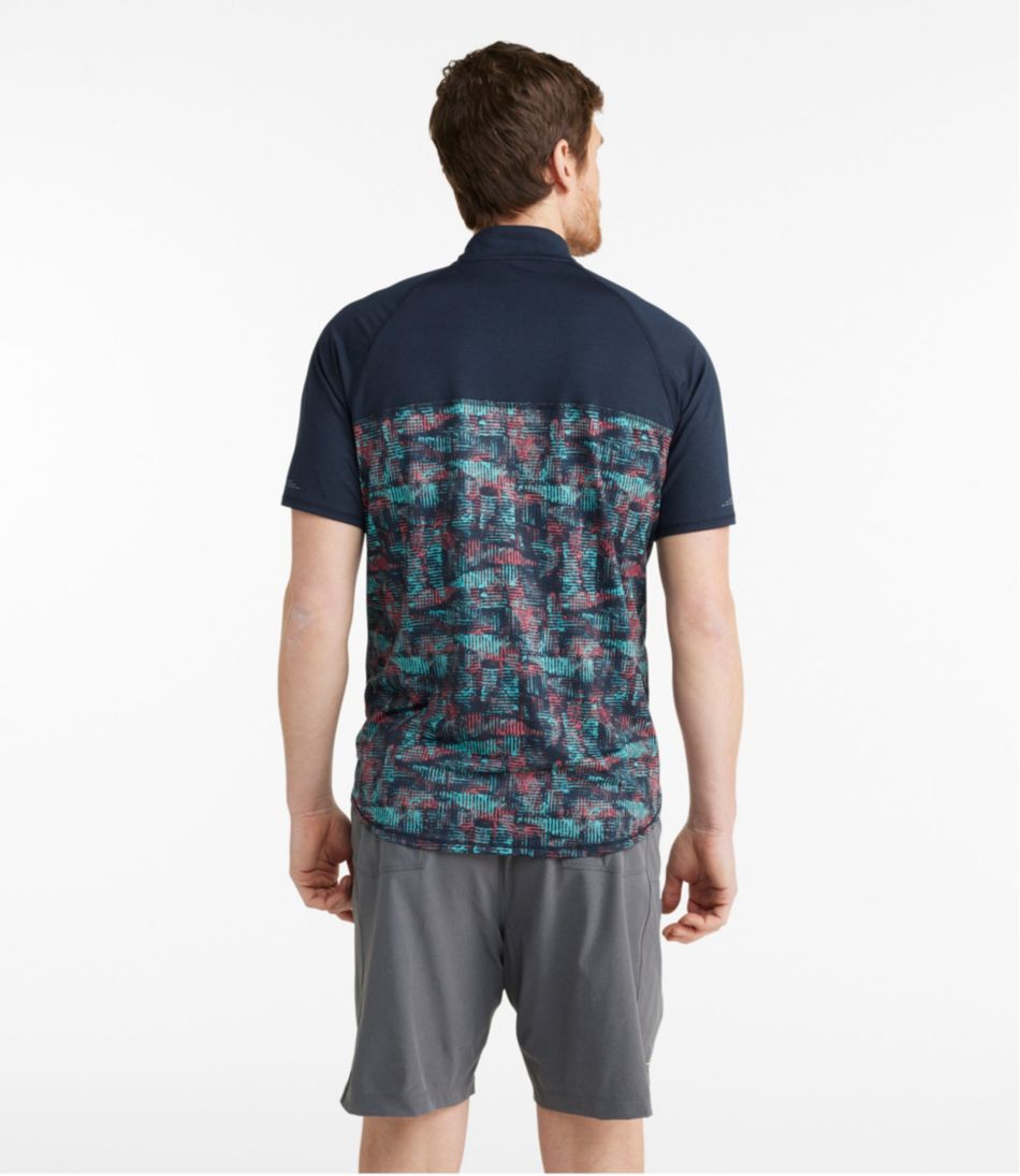 Men's Comfort Cycling Jersey, Short-Sleeve Print | L.L.Bean sale