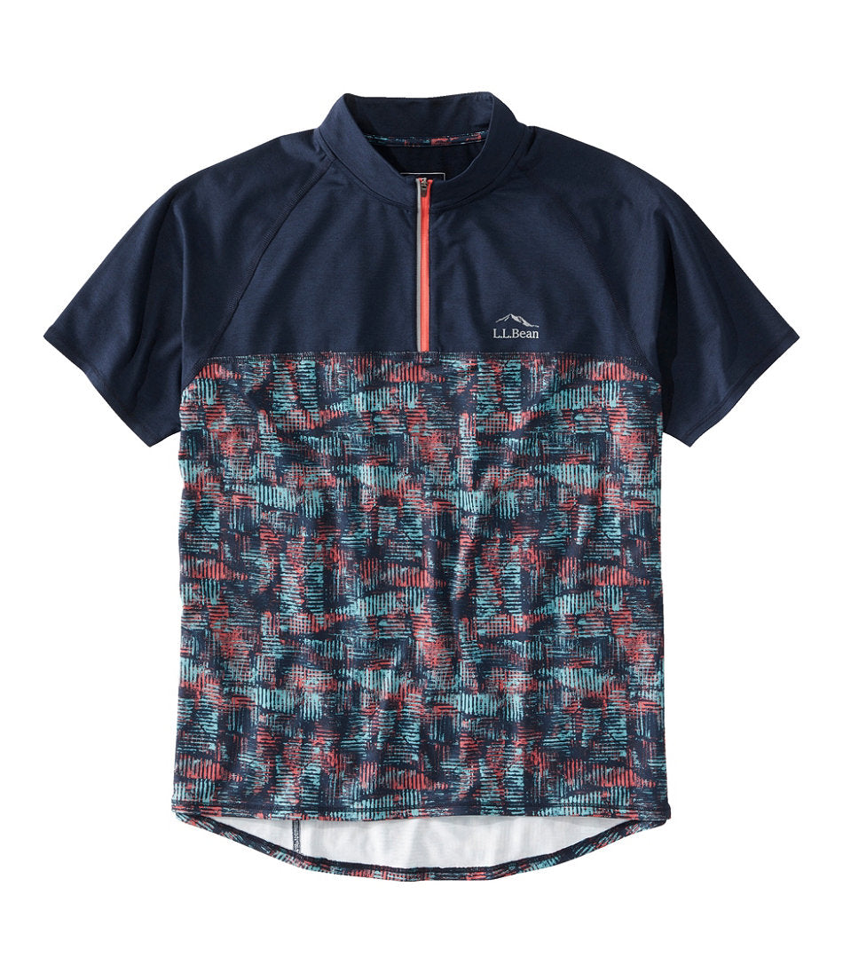 Men's Comfort Cycling Jersey, Short-Sleeve Print | L.L.Bean sale - US 9966