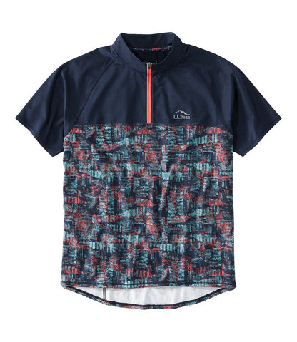 Men's Comfort Cycling Jersey, Short-Sleeve Print | L.L.Bean sale - US 9966
