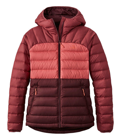 Women's Bean's Down Hooded Jacket, Colorblock | L.L.Bean discount - US 2887
