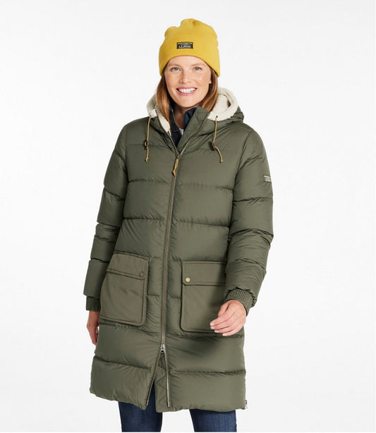 Women's Mountain Classic Down Coat, Sherpa-Lined | L.L.Bean on sale