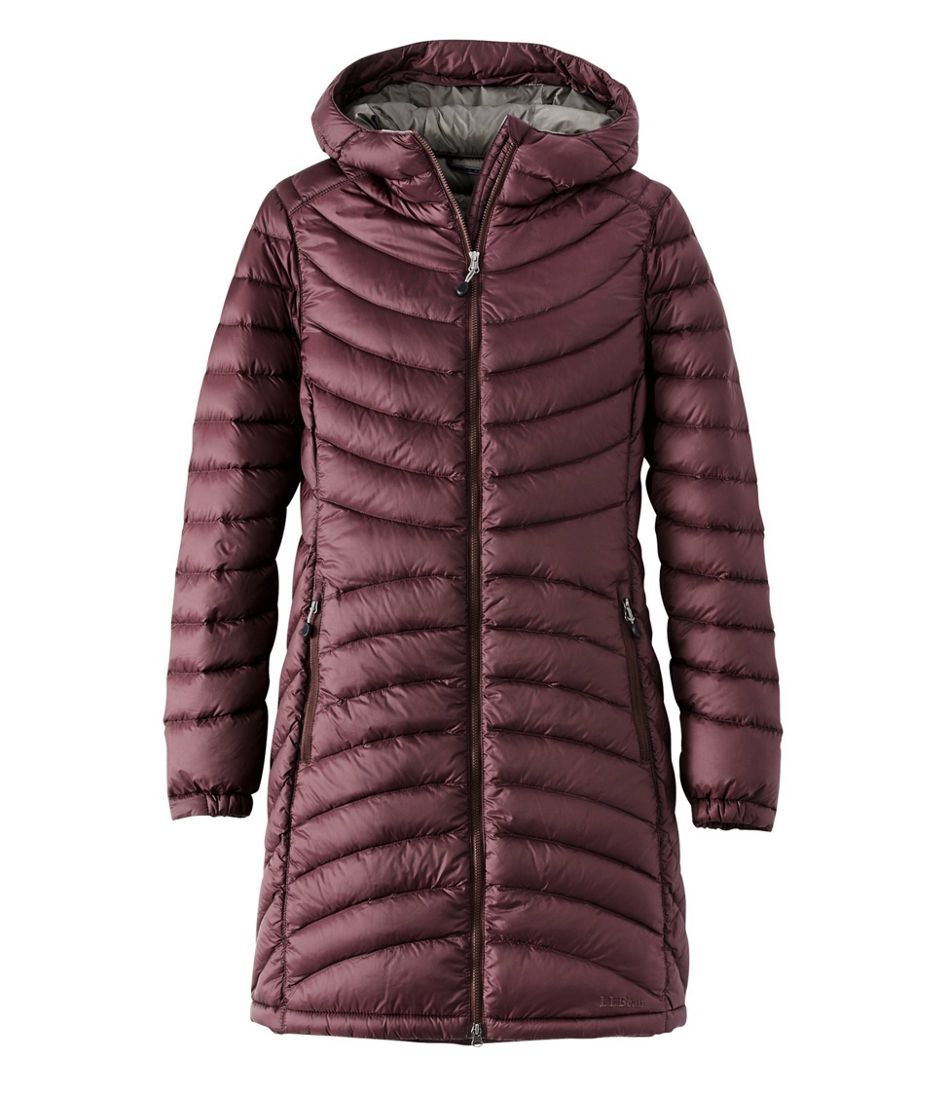 Women's Ultralight 850 Down Hooded Coat, Three-Quarter Length | L.L.Bean near me