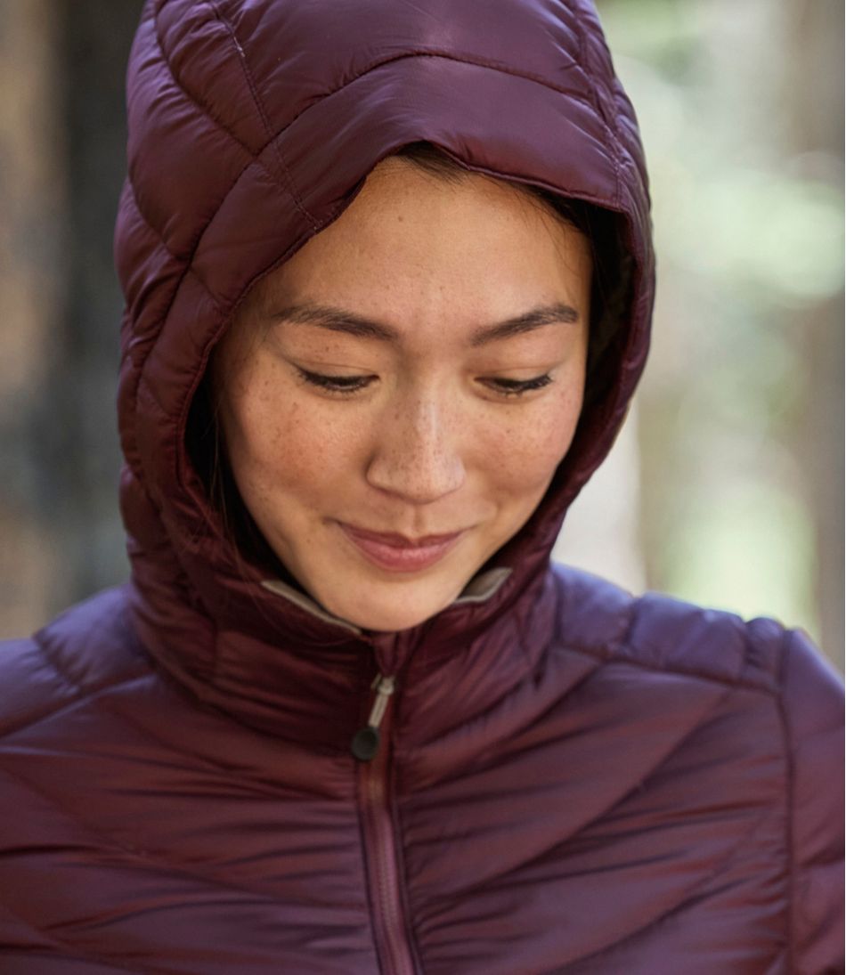 Women's Ultralight 850 Down Hooded Coat, Three-Quarter Length | L.L.Bean near me