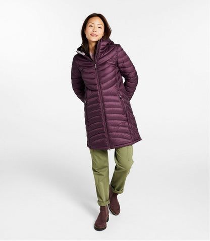 Women's Ultralight 850 Down Hooded Coat, Three-Quarter Length | L.L.Bean near me