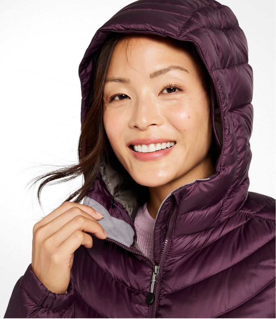 Women's Ultralight 850 Down Hooded Coat, Three-Quarter Length | L.L.Bean near me