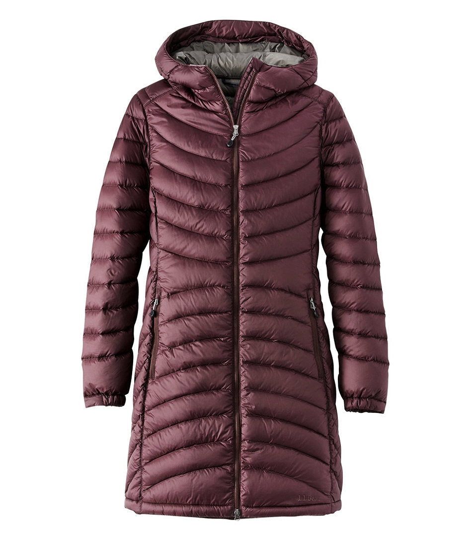 Women's Ultralight 850 Down Hooded Coat, Three-Quarter Length | L.L.Bean near me - US 7589